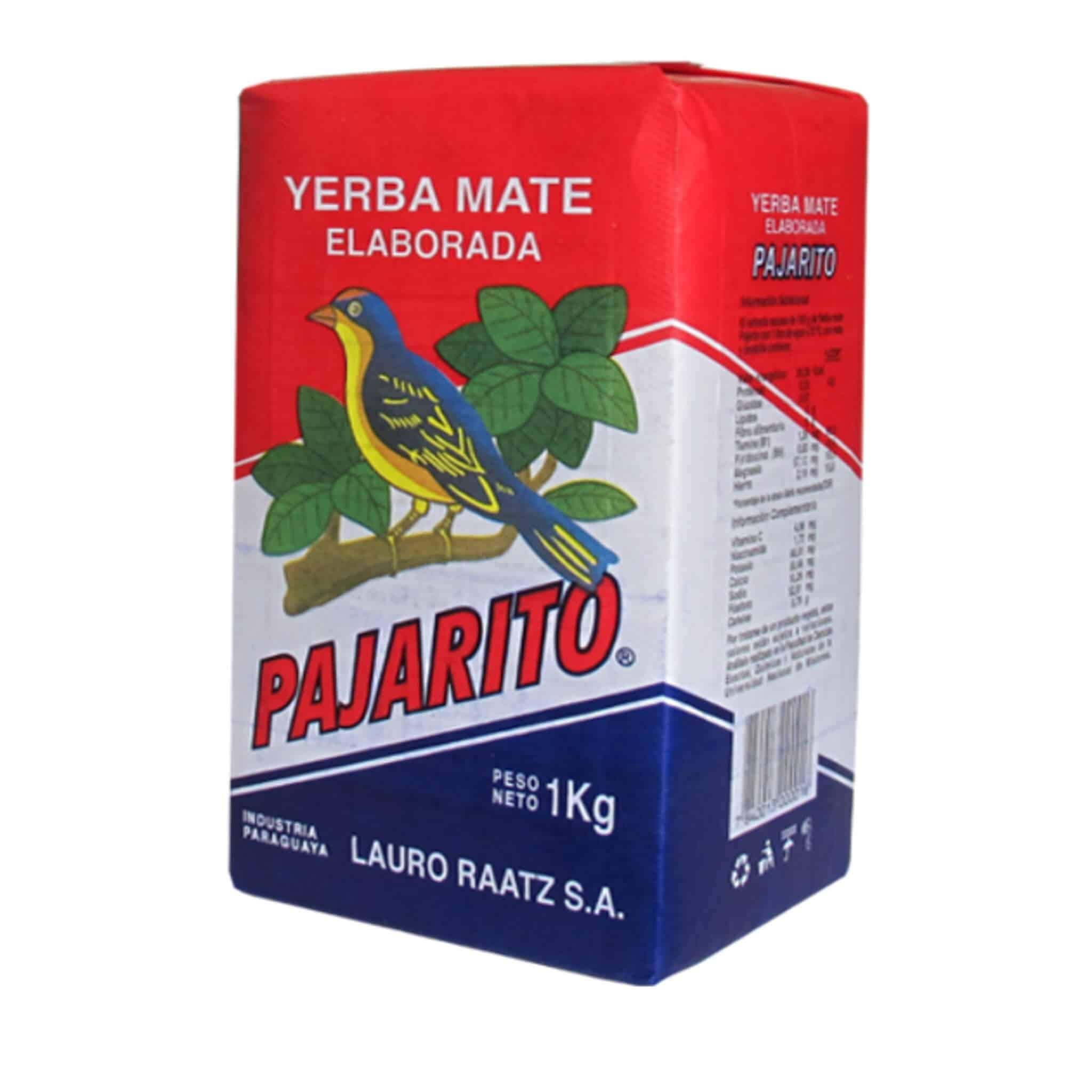 Pajarito Yerba Mate Loose Leaf Tea - Natural Energy Drink (3 x 1kg)