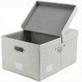 Prandom Storage Boxes with Lids Extra Large,58x40x30cm,Beige1-Pack - image 1
