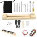 DYOUen Paracord Jig – Adjustable Wood Bracelet Maker Braiding Tool Set