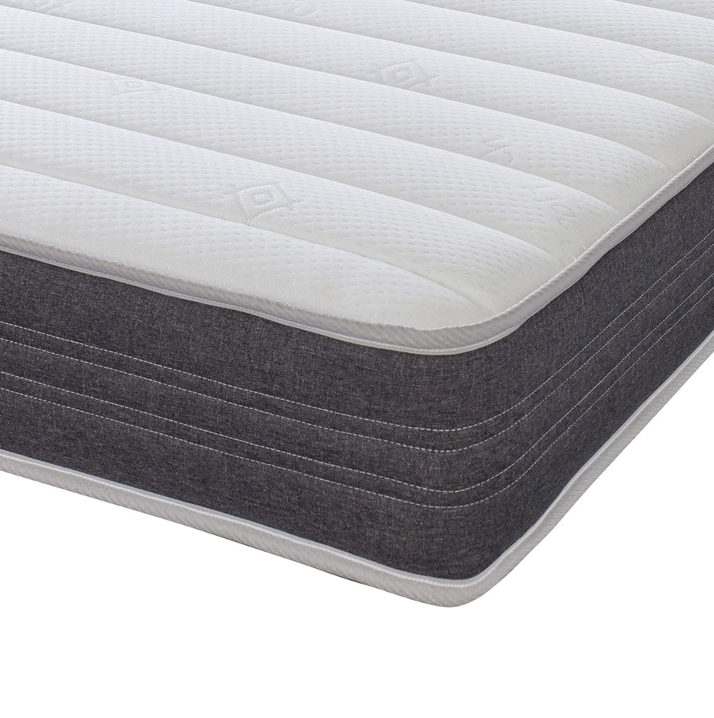 Extreme Comfort Sirocco Hybrid Memory Foam Mattress – 3ft Single Grey