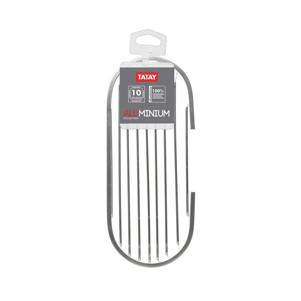 TATAY - Oval wall mounted shower basket. Rust proof aluminium.
