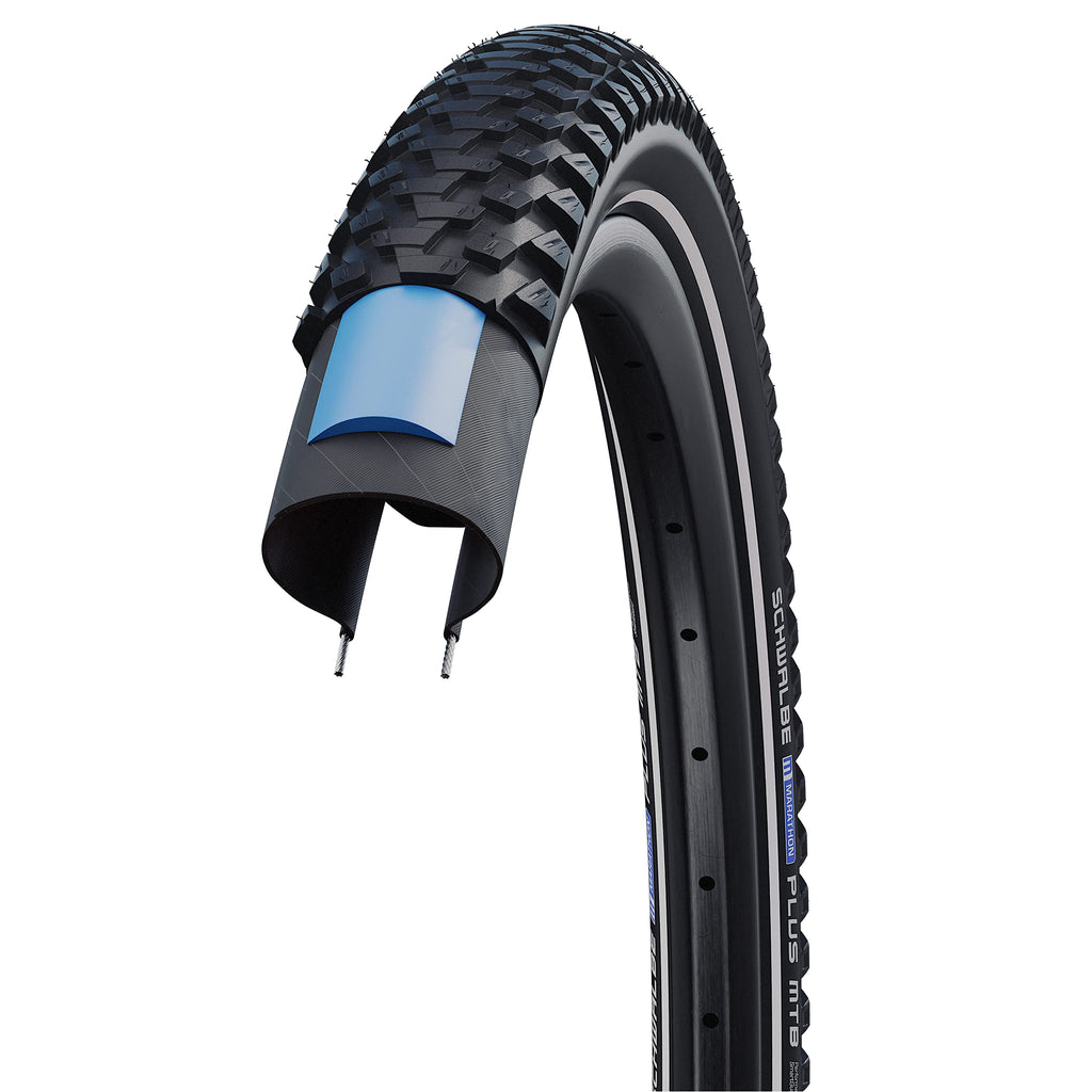 Schwalbe Marathon Plus MTB Tire – 27.5x2.25 SmartGuard Puncture Protection