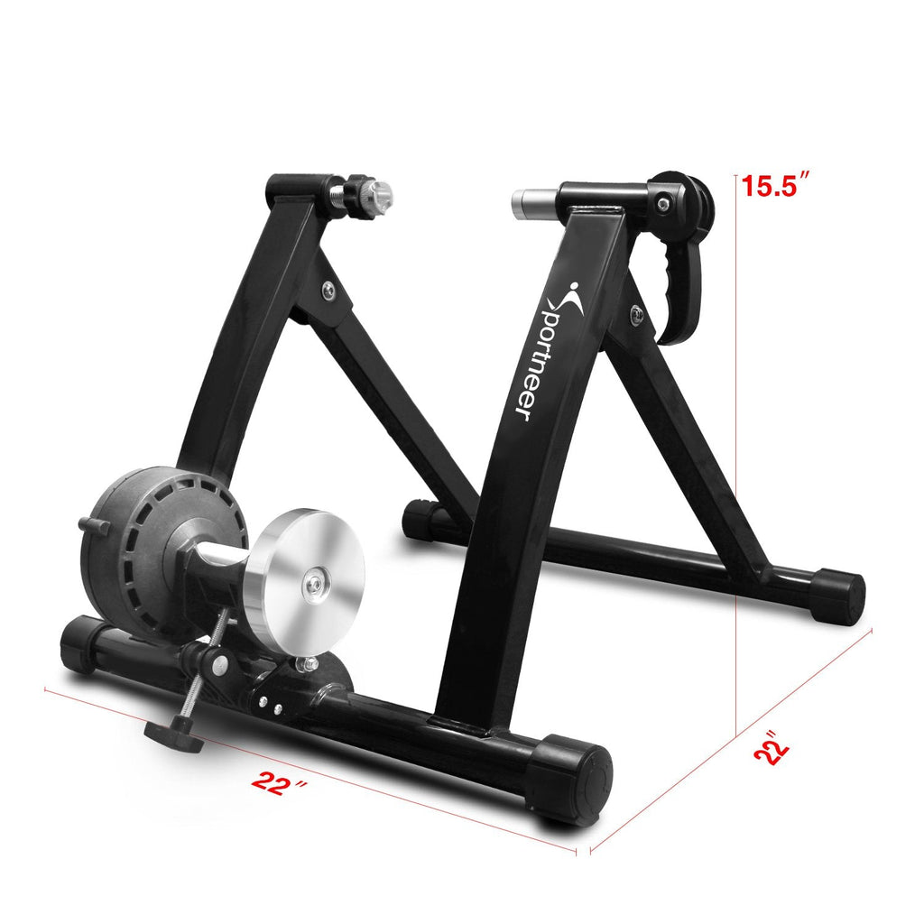 Sportneer Magnetic Bike Trainer Stand | Indoor Steel Bicycle Exercise Stand
