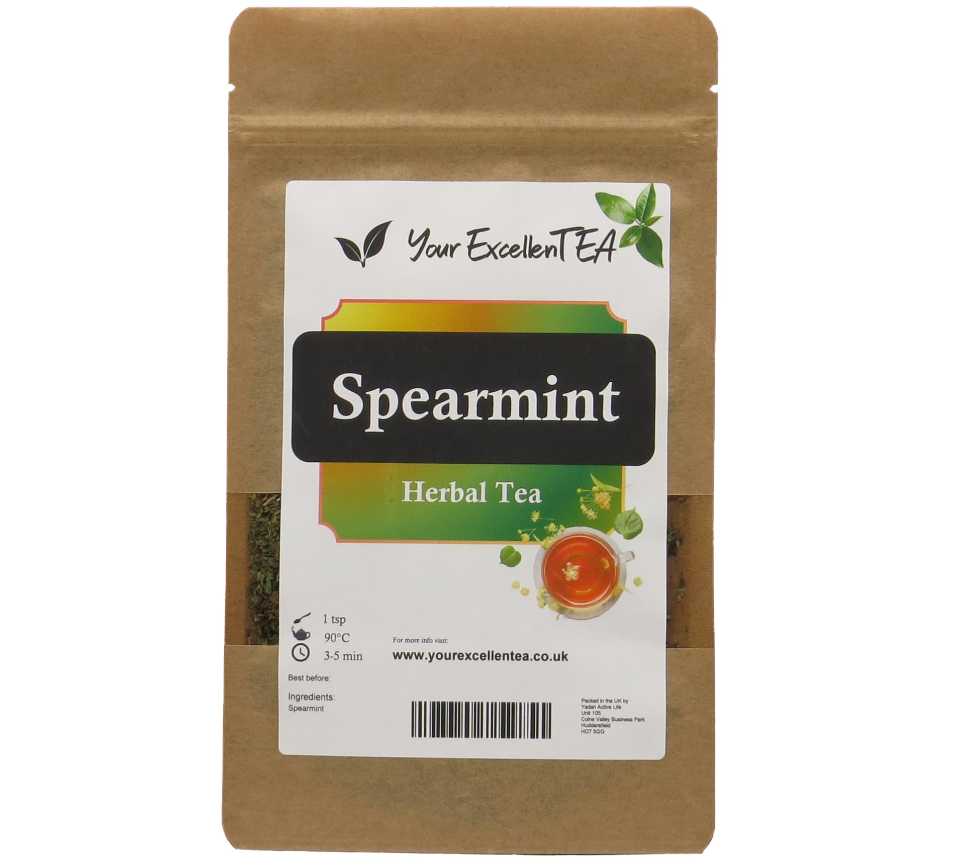 Spearmint Tea Loose Leaf – 500g Pure Herbal Mint Leaves