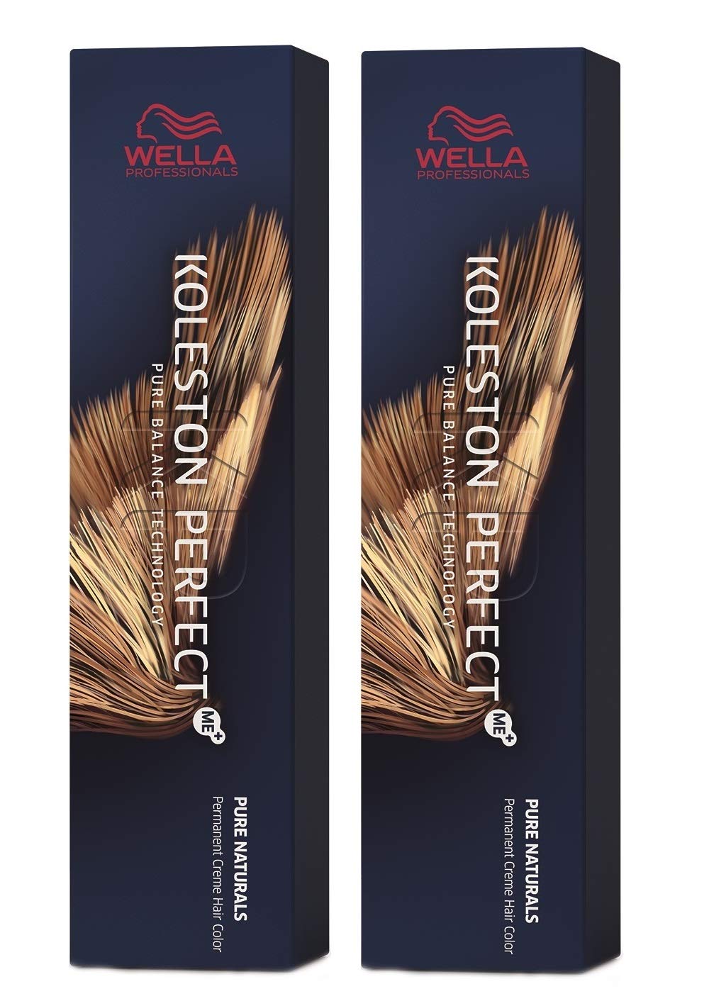 Wella Koleston Perfect Me+ 5/0 Light Brown Permanent Hair Dye - 2 Pack