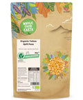 Wholefood Earth Organic Yellow Split Peas – 3kg High Protein Vegan Staple
