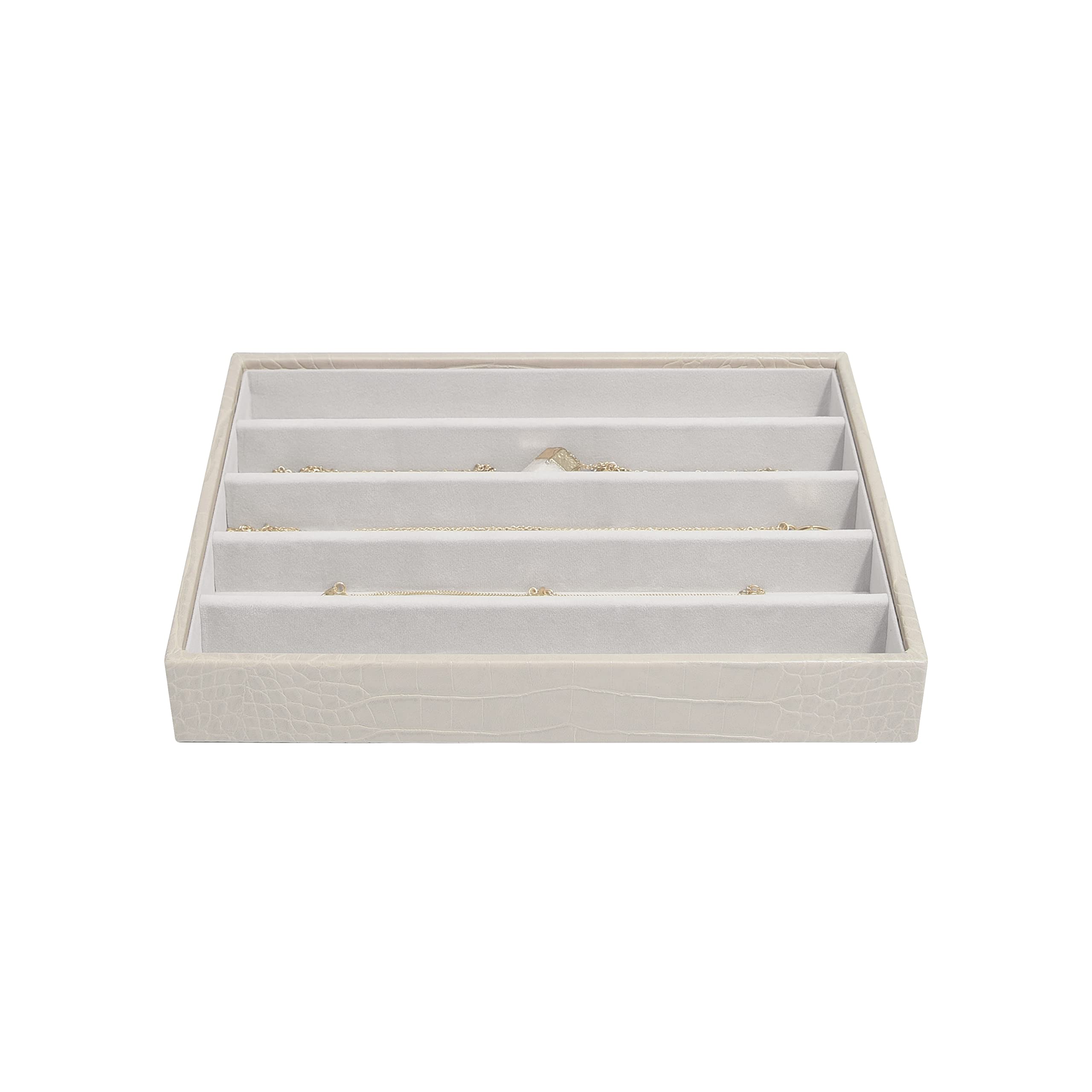 Stackers Putty Croc Medium Necklace Layer Jewellery Box Organizer
