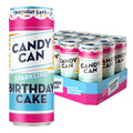 Candy Can Birthday Cake Sparkling Soda – Keto & Vegan Pop (12 x 330ml)