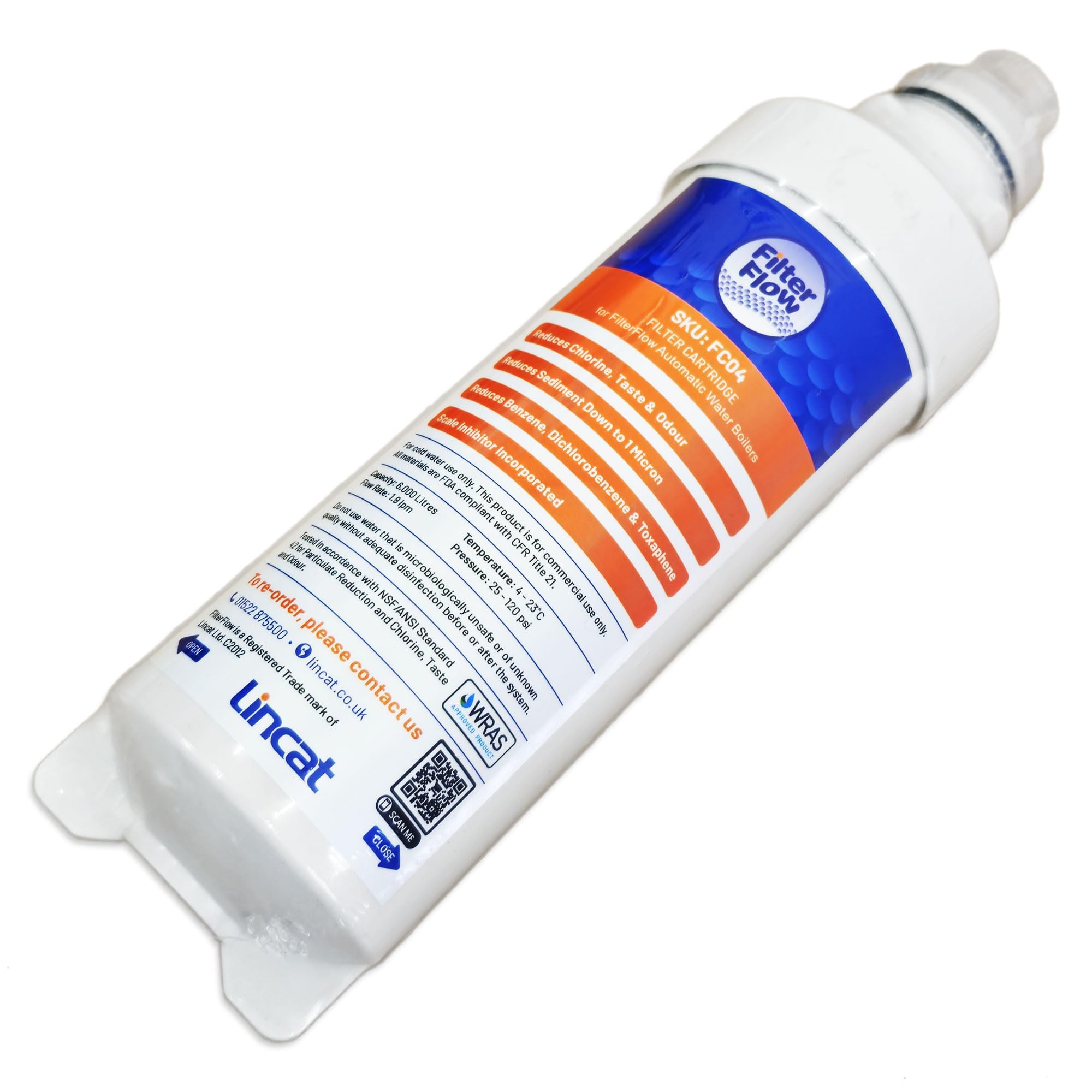 Lincat FC04 Filterflow Cartridge for FX Series Water Boilers | CKP8005