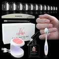 Jolof Store Nail Extension Kit | 552Pcs Short Square Tips & UV Lamp
