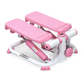 Sunny Health & Fitness Mini Stair Stepper – Portable Pink Exercise Machine