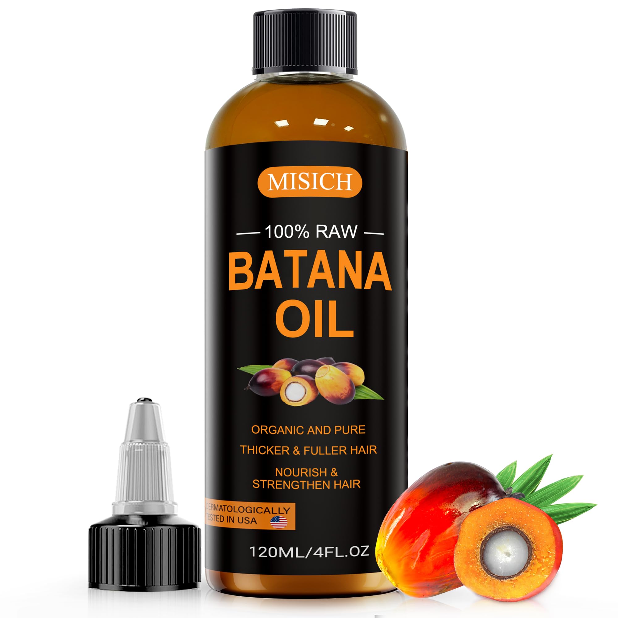 MISICH Raw Batana Oil for Hair Growth | 100% Natural Organic Hair Oil