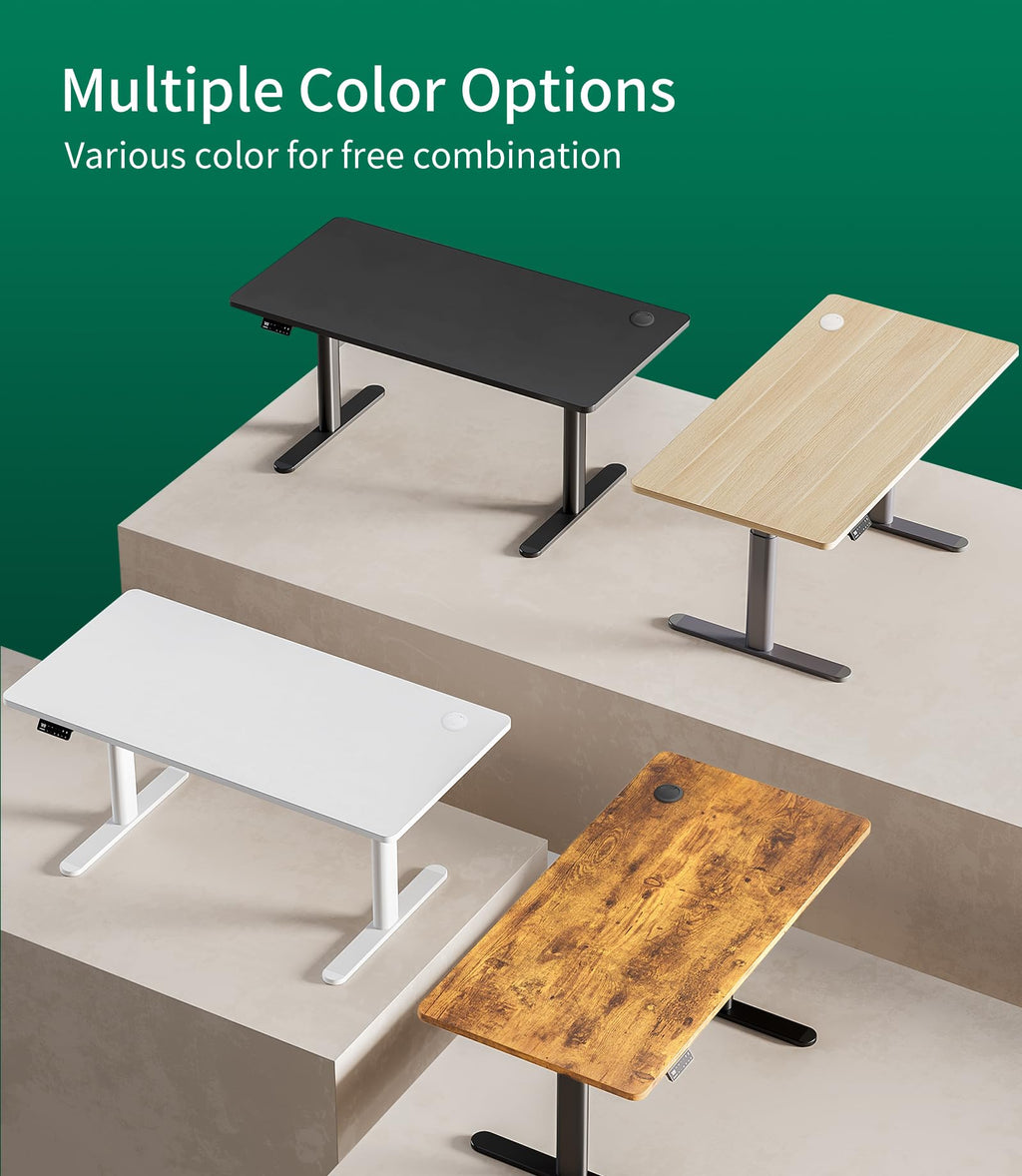 MAIDeSITe Standing Desk Table Top - 120x60x2.5cm Solid Desktop