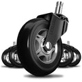 Jolof Store Office Chair Wheels - Heavy Duty Rubber Casters, Set of 5