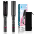 Aigostar Ionic Hair Straightener Brush | 2-in-1 Ceramic Styler with Infrared