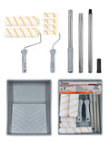 ROLLINGDOG 9-Inch Paint Roller Set with Extension Pole – 10 Piece Kit