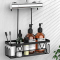 Kegii Hanging Shower Caddy | Rustproof Stainless Steel Organizer – Black