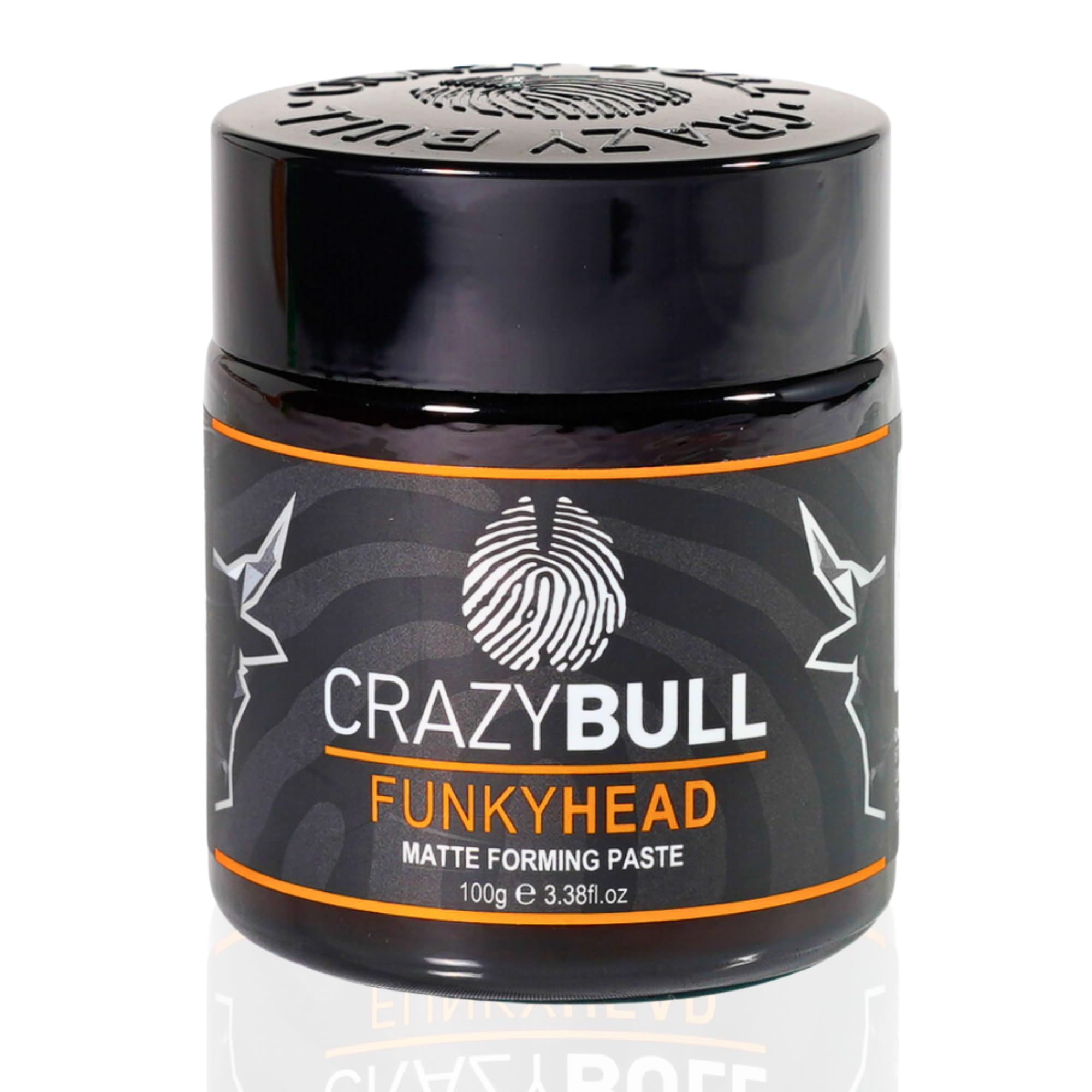 Crazy Bull Funky Head Hair Styling Paste – Natural Matte Light Hold Vegan