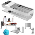 Belle Vous Stainless Steel Shower Caddy – 5-in-1 No-Drill Bathroom Shelf