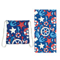 2-in-1 Beach Towel Backpack | Sand-Free Microfiber Bag
