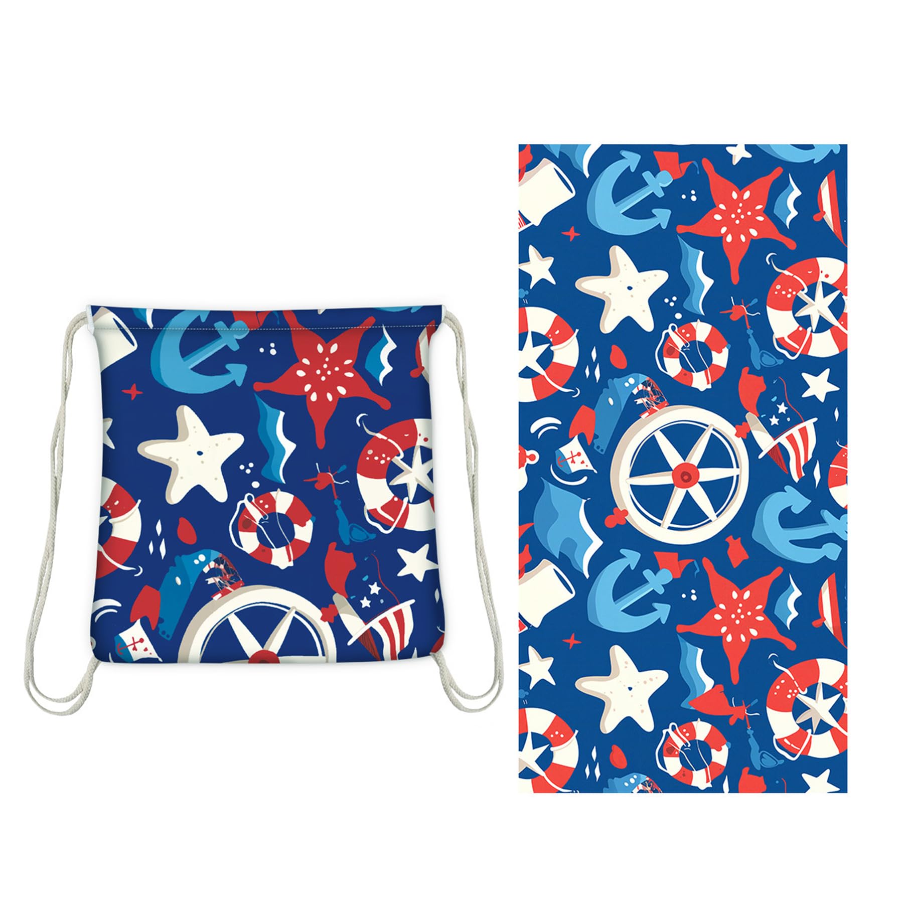2-in-1 Beach Towel Backpack | Sand-Free Microfiber Bag