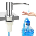 Jolof Store Kitchen Sink Soap Dispenser – Brushed Nickel with Extension Tube