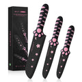 MEOWKIT 3-Piece Kitchen Knife Set – Cat Paw Handle Non-Stick Cutlery
