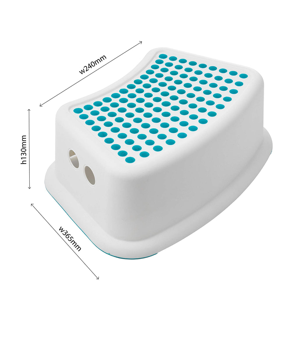 Addis Kids Bathroom Booster Step Stool, navy teal - image 4