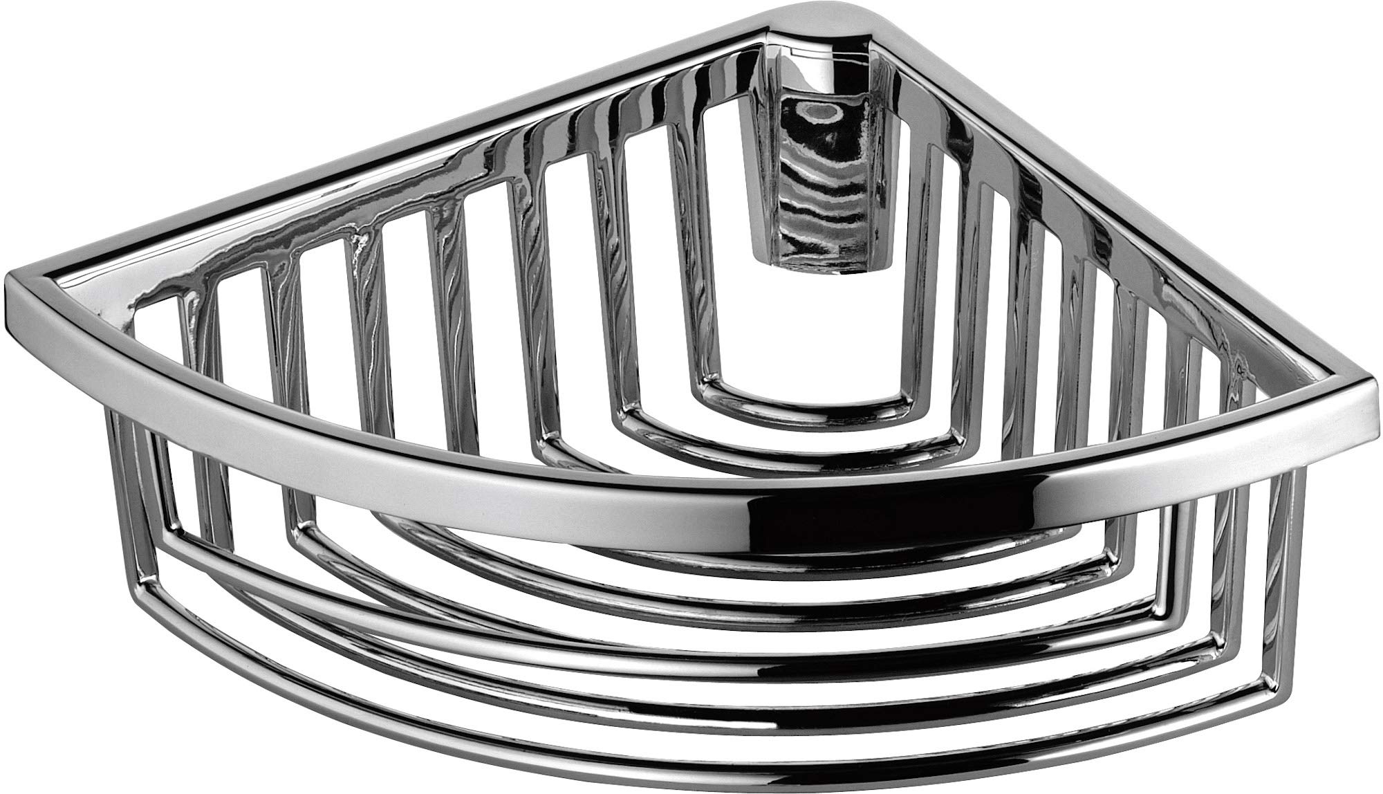 Keuco Solo Corner Sponge Basket – Removable Chrome Shower Shelf
