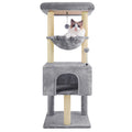 ROYPET 110cm Cat Tree Tower | Sisal Scratching Posts & Hammock - Grey