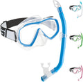 Cressi Estrella Jr Snorkeling Set – Kids Silicone Mask & Snorkel Combo