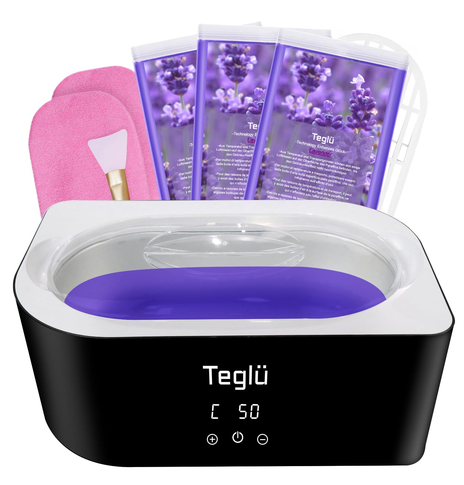Teglu Paraffin Wax Machine for Hand and Feet - 4L Wax Warmer Spa Kit