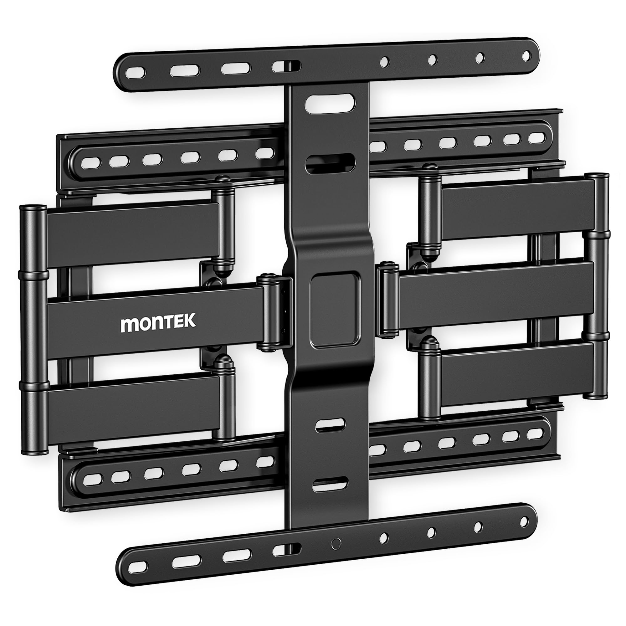 monTEK Full Motion TV Wall Mount – Ultra Slim Heavy Duty Bracket for 37-75"