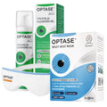 Optase Moist Heat Eye Mask & Tea Tree Oil Eyelid Cleansing Gel Duo
