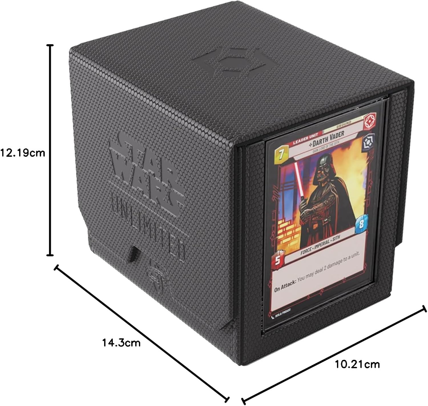 Star Wars: Unlimited Deck Pod – Snaps Premium Card Box with UV Case