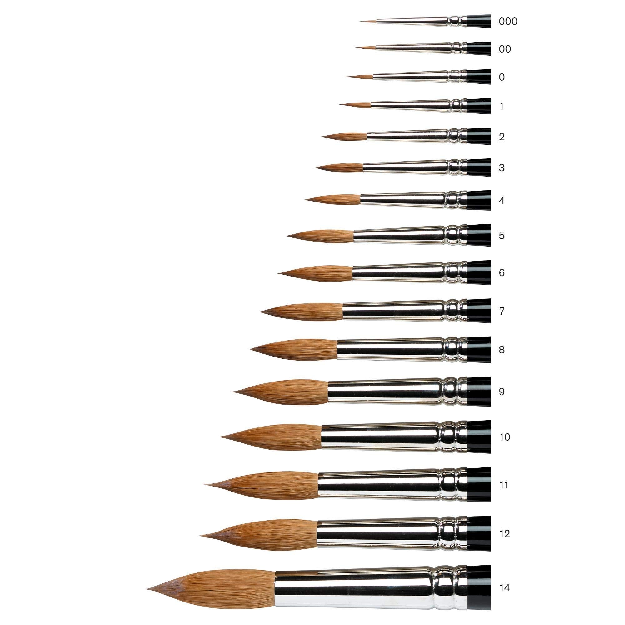 Winsor & Newton Series 7 Kolinsky Sable Watercolor Brush, Size 3