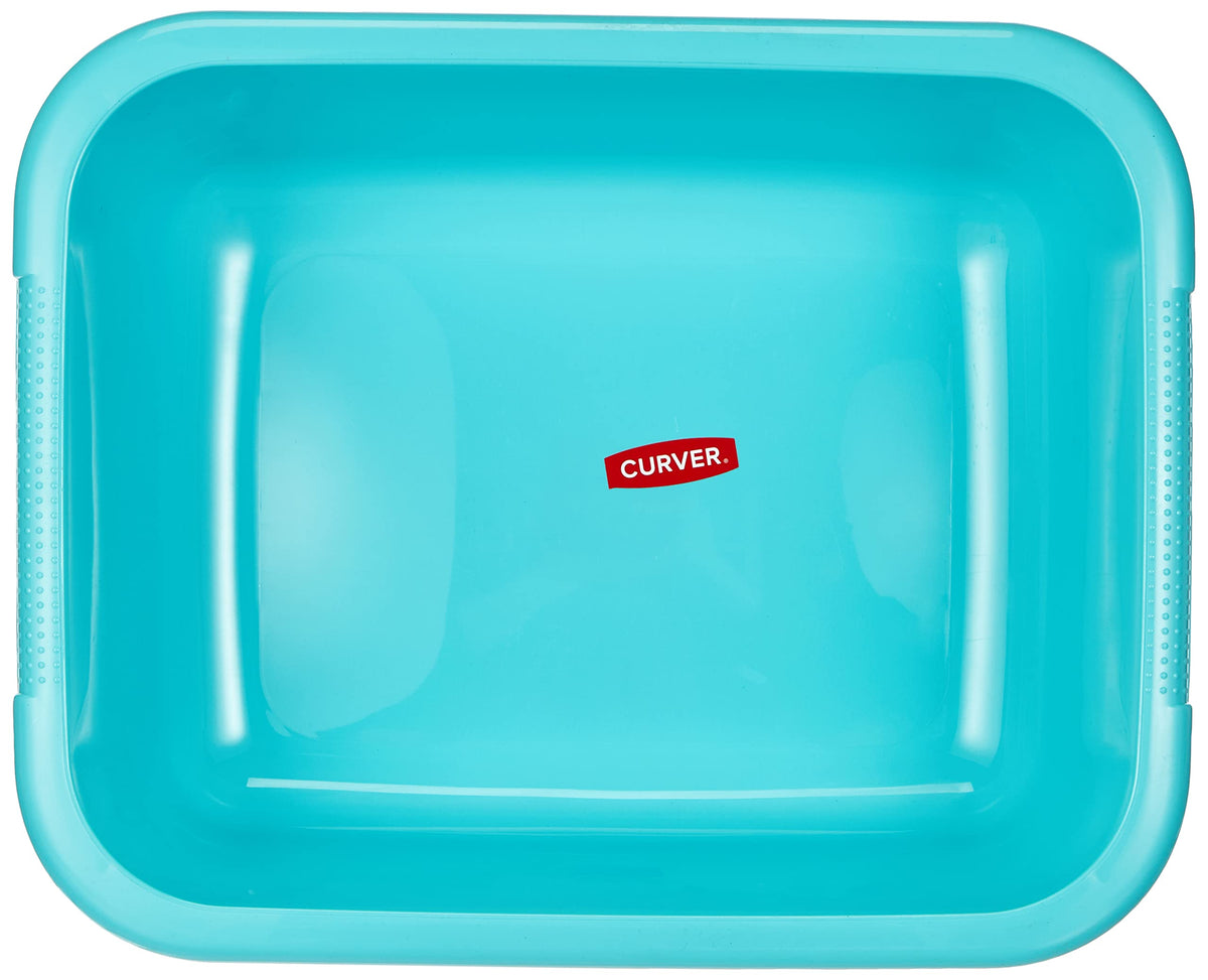 Curver 228032 Square Turquoise Plastic Basin 9L 38,5 x 31 x 12,7 cm - image 3