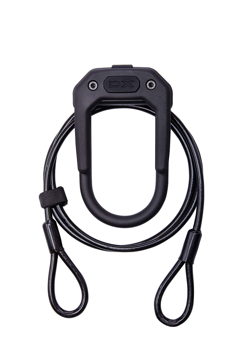 Hiplok DX+ Bike D Lock | Sold Secure Diamond Steel U-Lock & 2m Cable