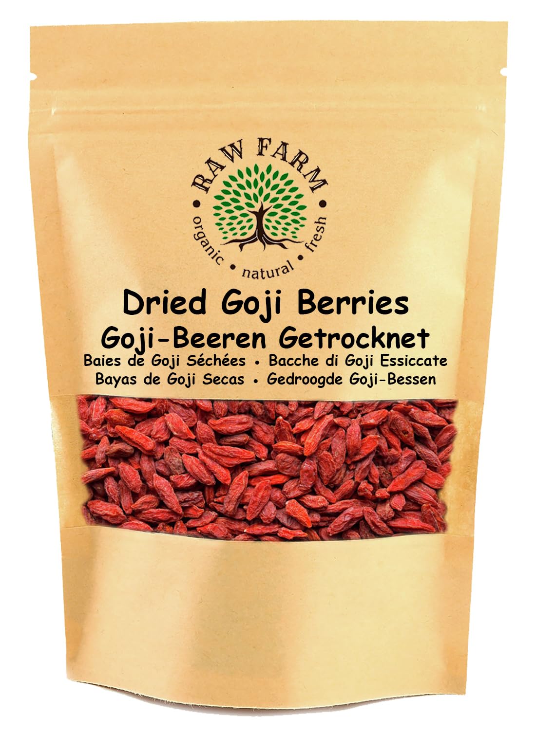 Whole Goji Berries – 1kg Sun Dried Raw Superfood Snacks
