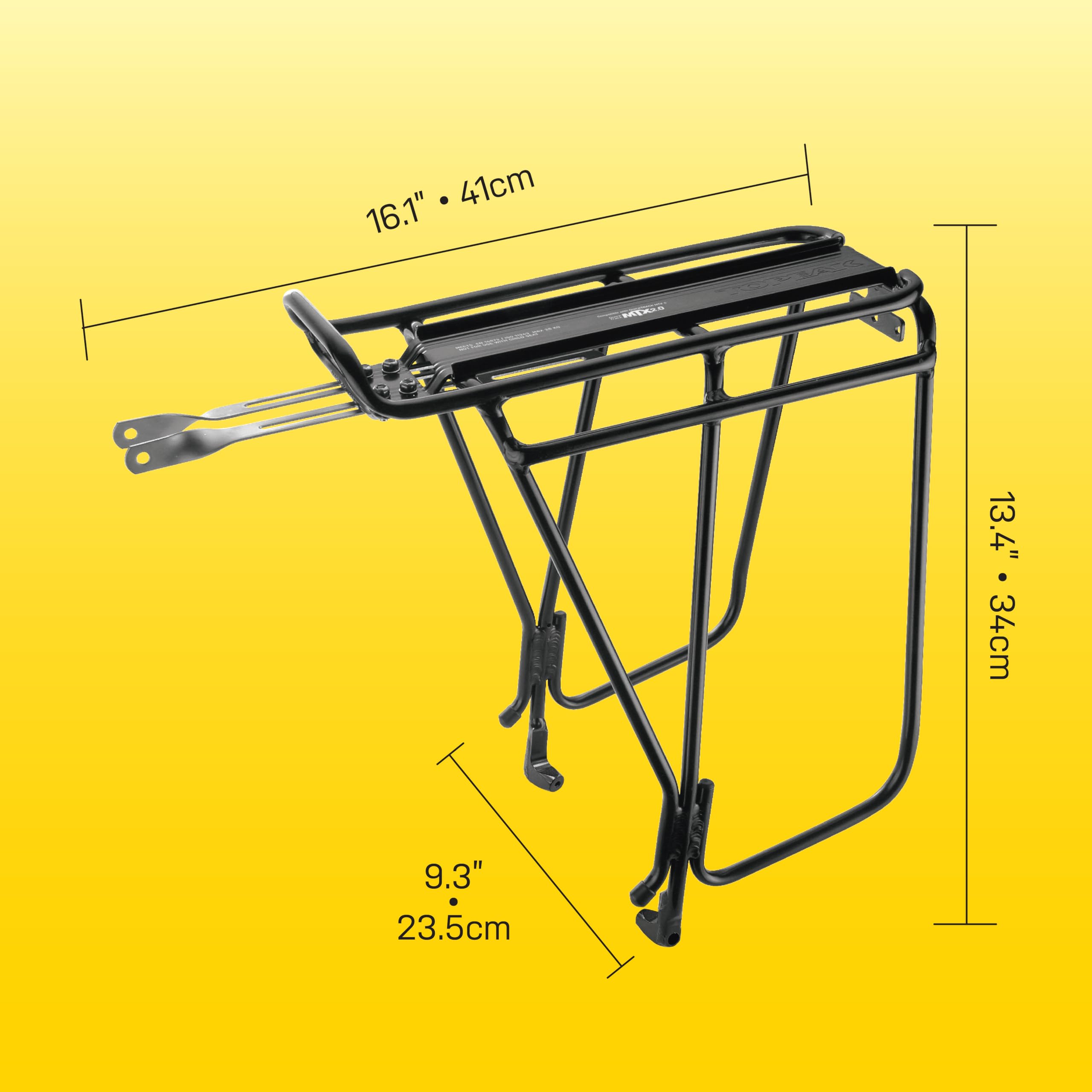 Topeak Super Tourist DX Rear Rack | Disc Brake & MTX Compatible