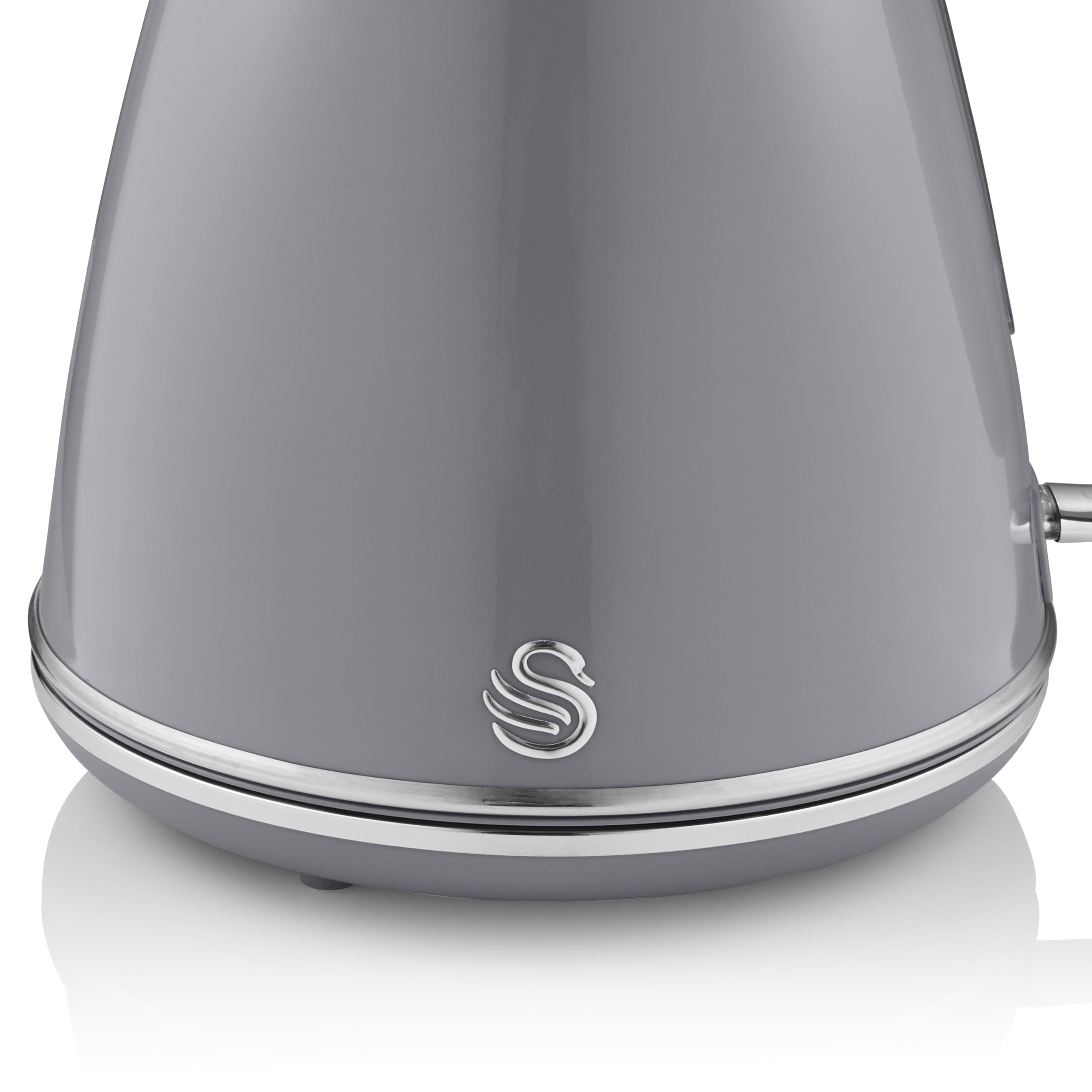 Swan Retro Jug Kettle | 1.5L Fast Boil Electric Kettle - Grey