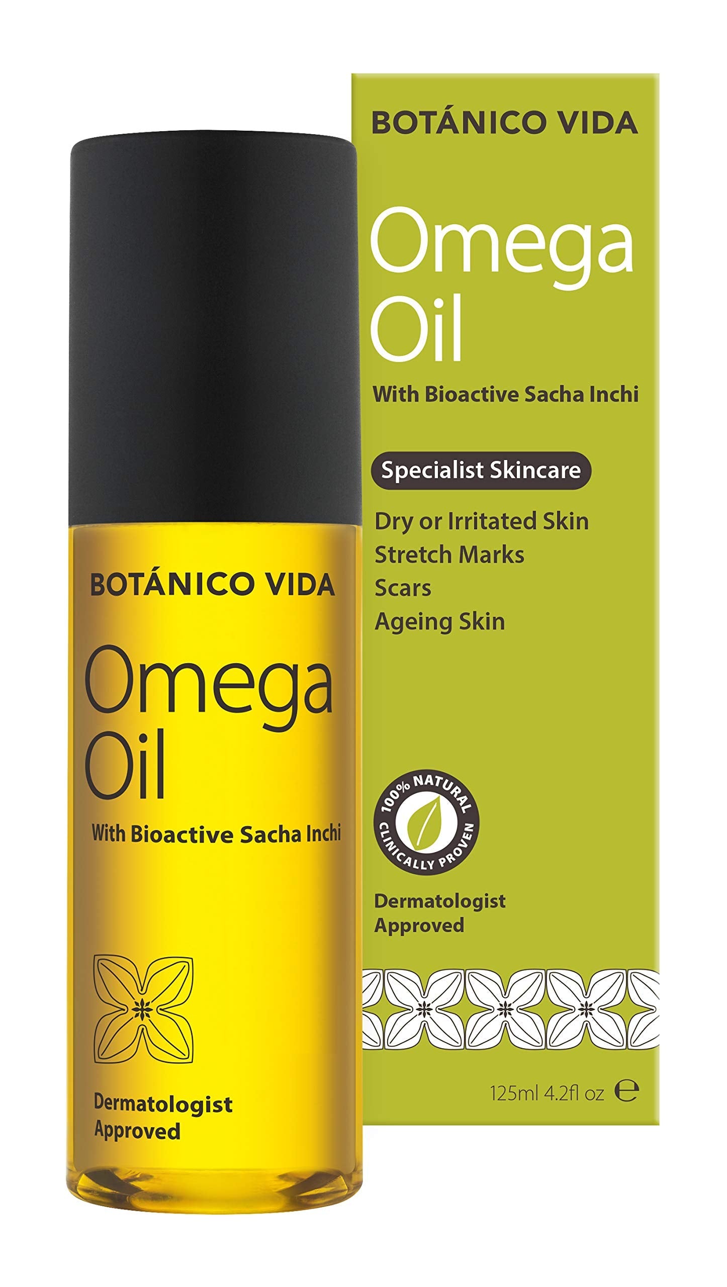 Botanico Vida Omega Oil – 100% Natural Body Oil for Stretch Marks, 125ml