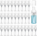 Xaztr 30Pcs Empty Foam Pump Bottles | 50ml Leakproof Travel Soap Dispenser