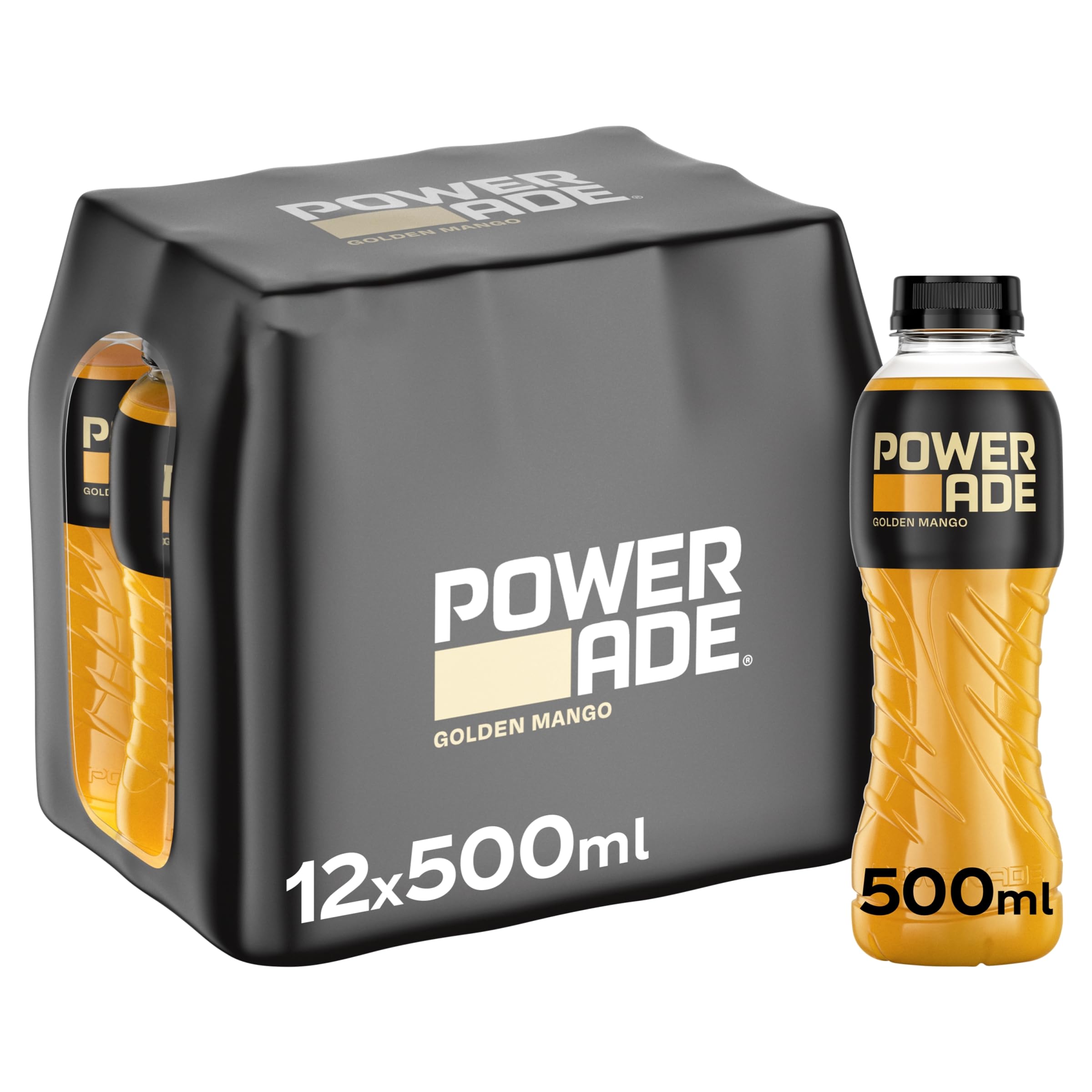 Powerade Exotic Mango Isotonic Sports Drink - 500ml (Pack of 12)