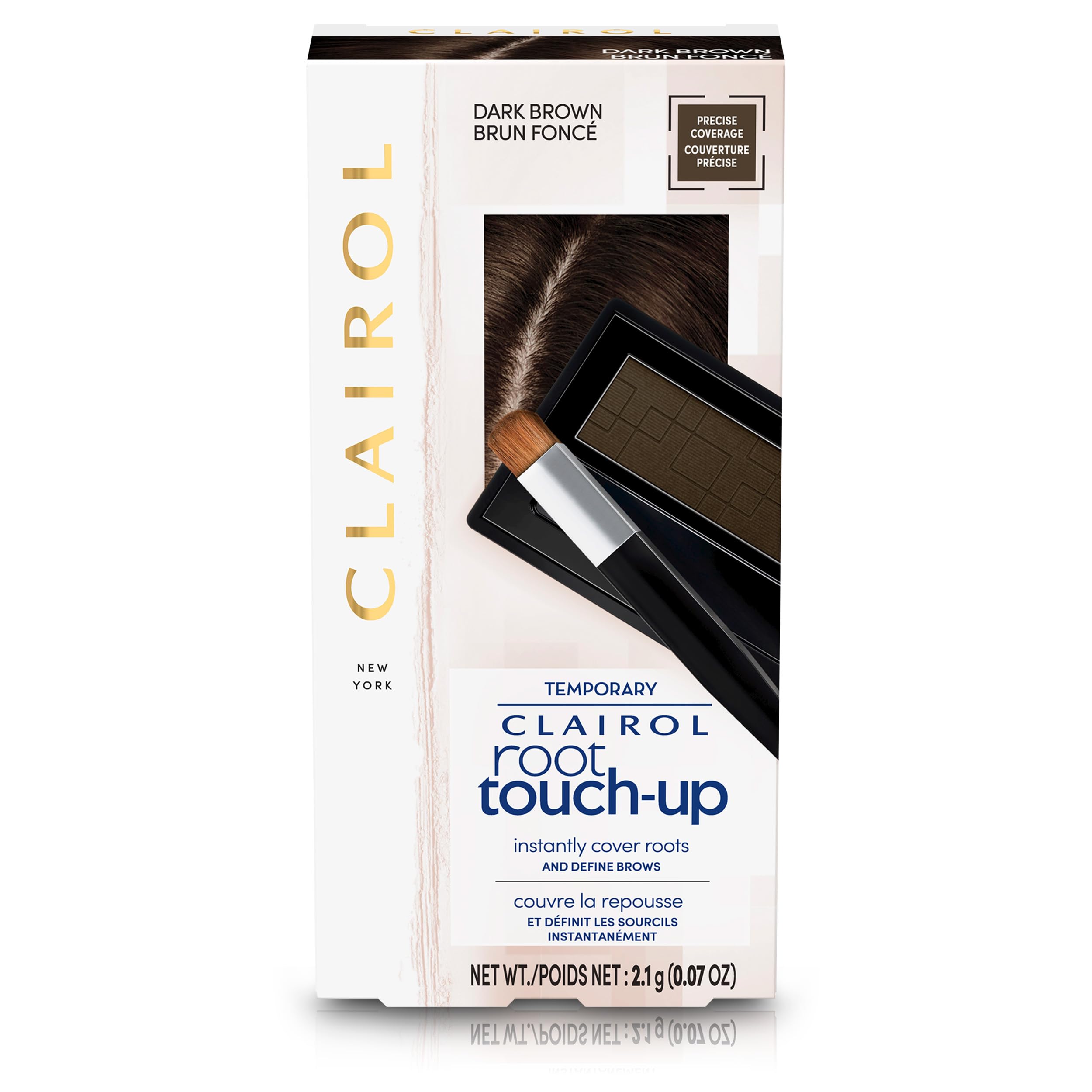 Clairol Root Touch-Up Powder – Dark Brown Temporary Gray Concealer