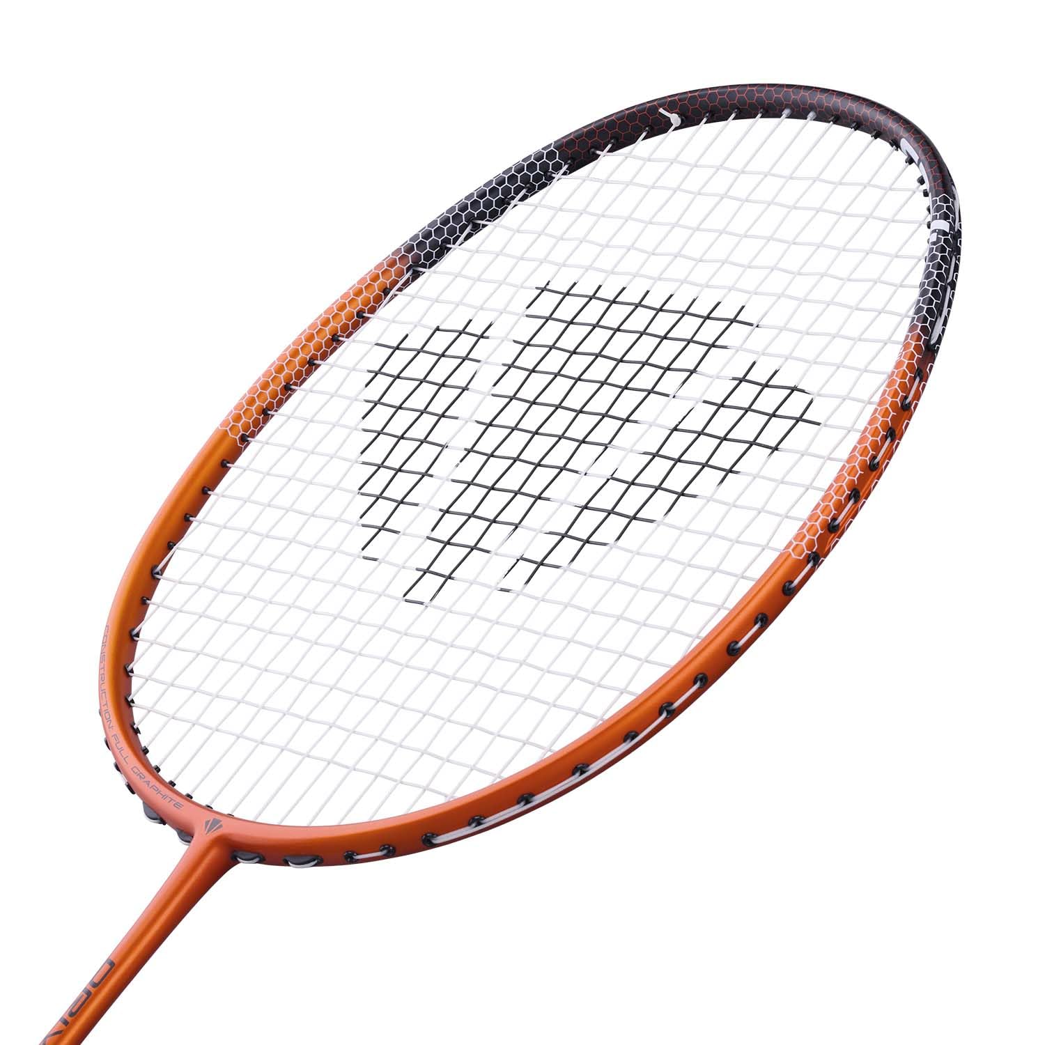Carlton Drivespeed Graphite Badminton Racket | Even Balance - Orange