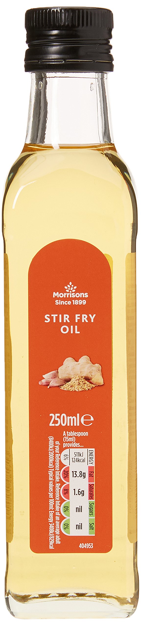 Morrisons Stir Fry Oil with Sesame & Ginger, 250ml (Pack of 6)