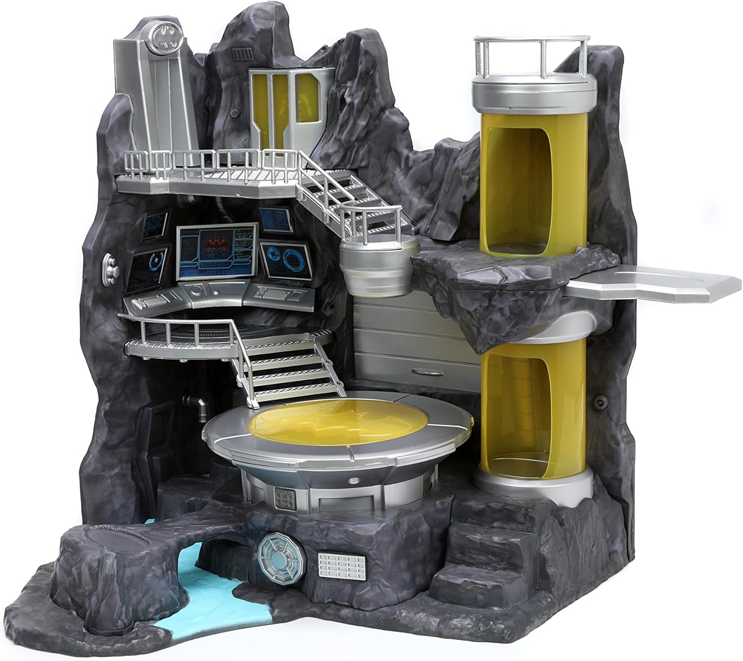 Batman Batcave NanoScene by Snaps | Includes 2 Figures & Light-Up Signal