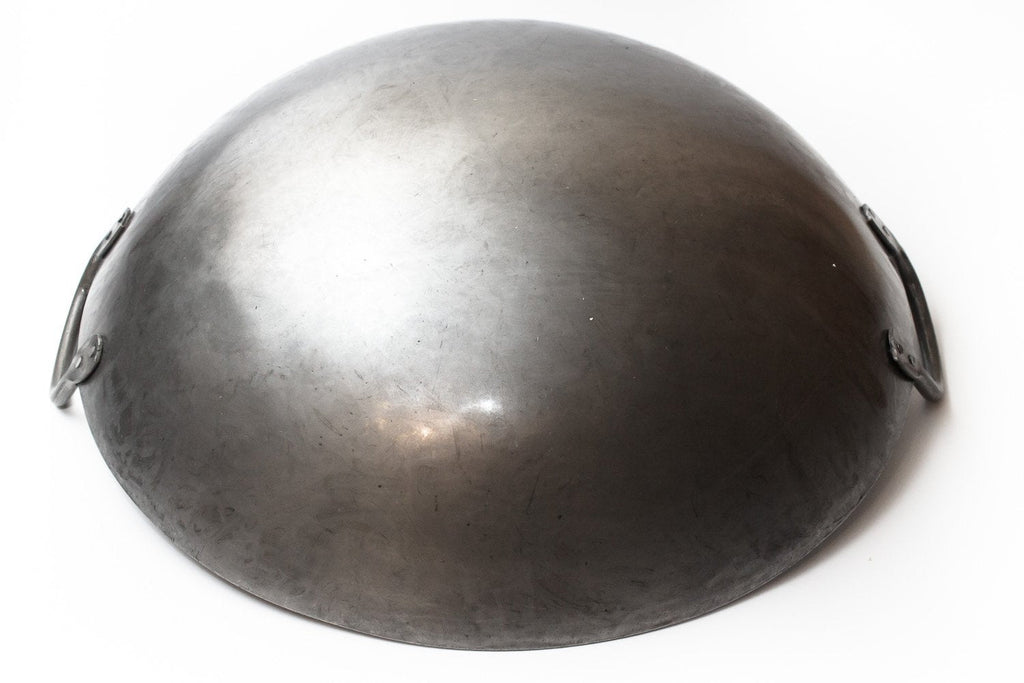 Craft Wok 16 Inch Hand Hammered Carbon Steel Round Bottom Wok