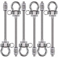 BeneLabel 6-Piece Stainless Steel Swing Hanger Kit – 1800lb Capacity